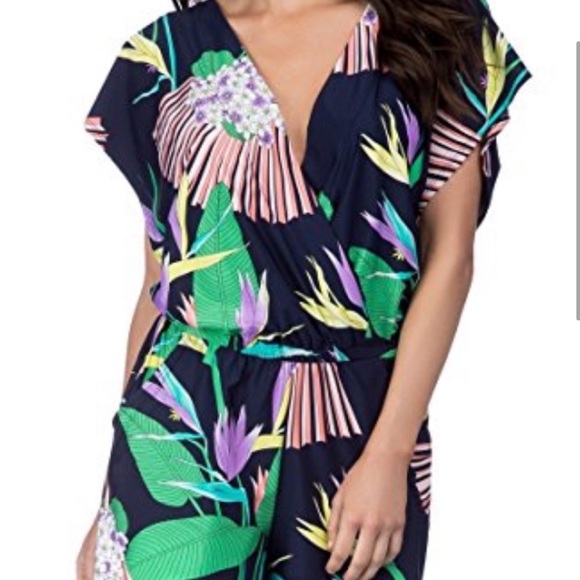 Trina Turk Midnight Paradise Romper - Picture 3 of 8